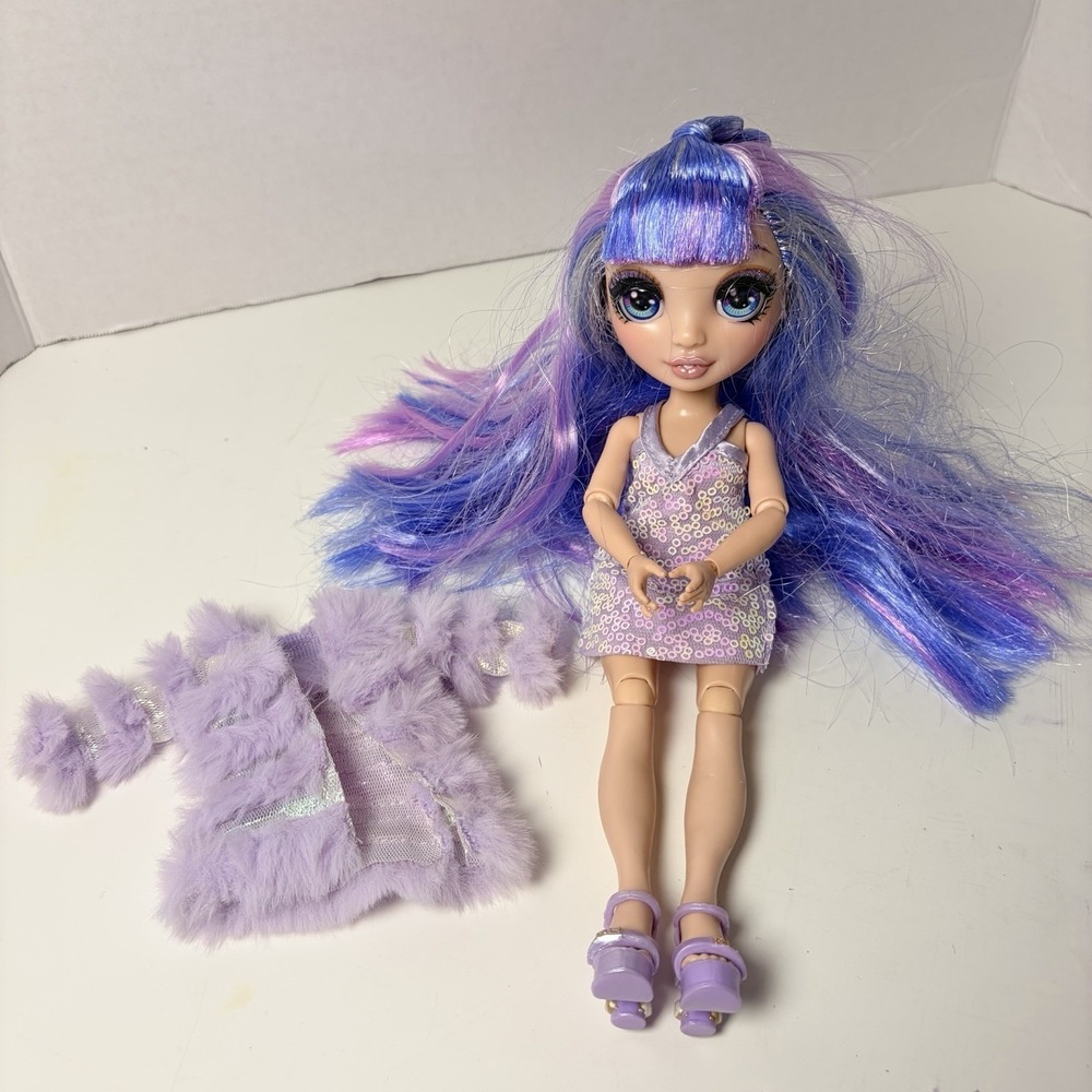 Rainbow High Violet Willow Purple‎ Clothes Hair Doll Shoes Coat